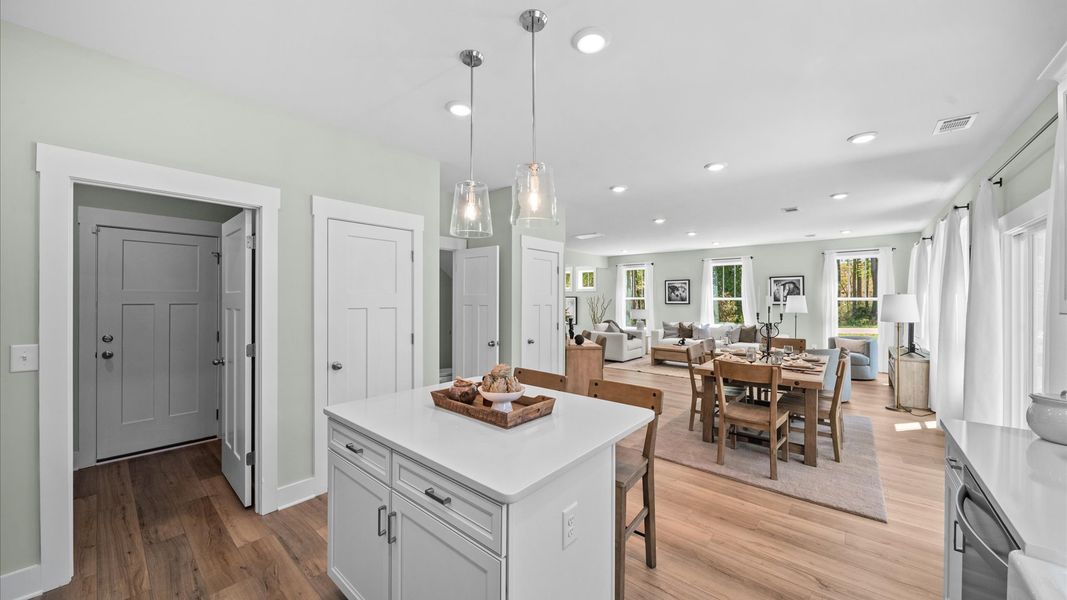 Furnished interior view inside a new home in Creeks at Midway, Anderson (Image 13).