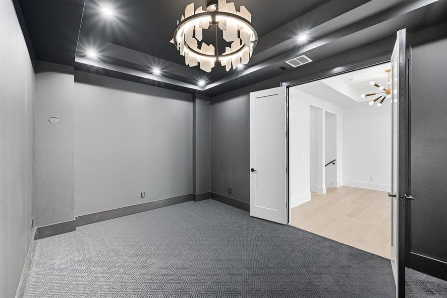 Spacious, unfurnished interior of a new home in Fields, Frisco (Image 27). Spacious, unfurnished interior of a new home in Fields, Frisco (Image 27).