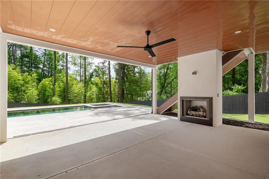 Exterior details and patio area of a home in , Atlanta (Image 26).