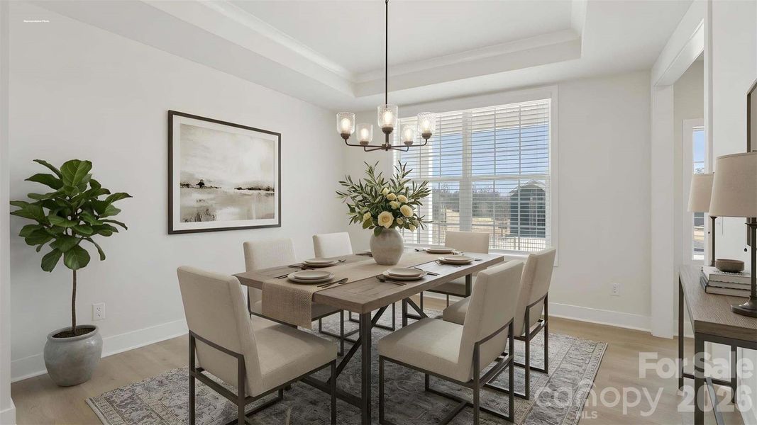Furnished interior view inside a new home in Oak Grove Hill, Huntersville (Image 15).