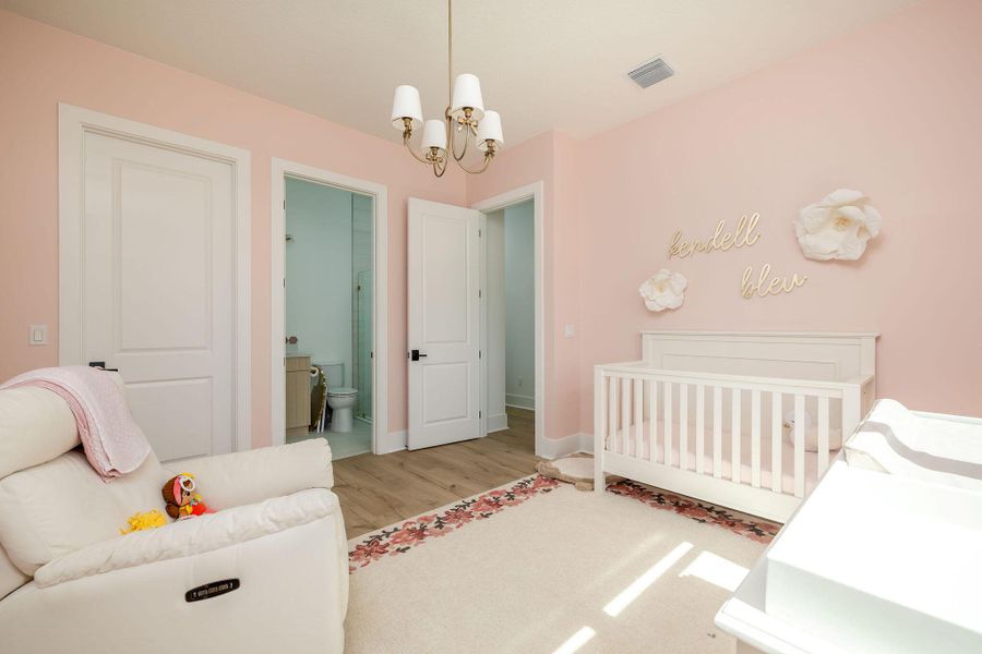 Furnished interior view inside a new home in , Port St. Lucie (Image 56).