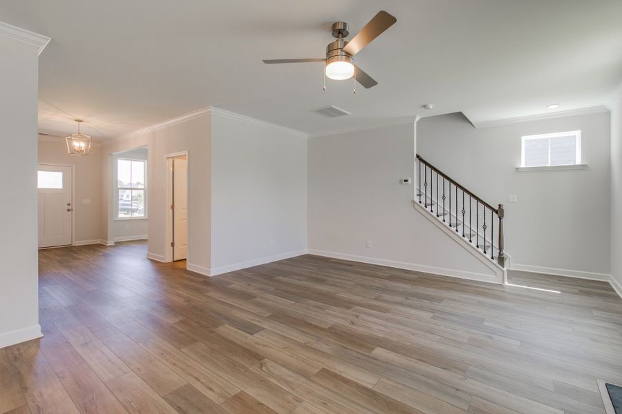 Spacious, unfurnished interior of a new home in Pebble Branch, Chapin (Image 25). Spacious, unfurnished interior of a new home in Pebble Branch, Chapin (Image 25).