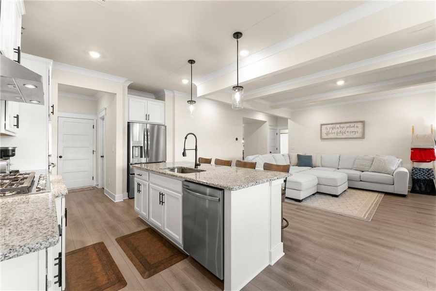 Furnished interior view inside a new home in , Gainesville (Image 15).