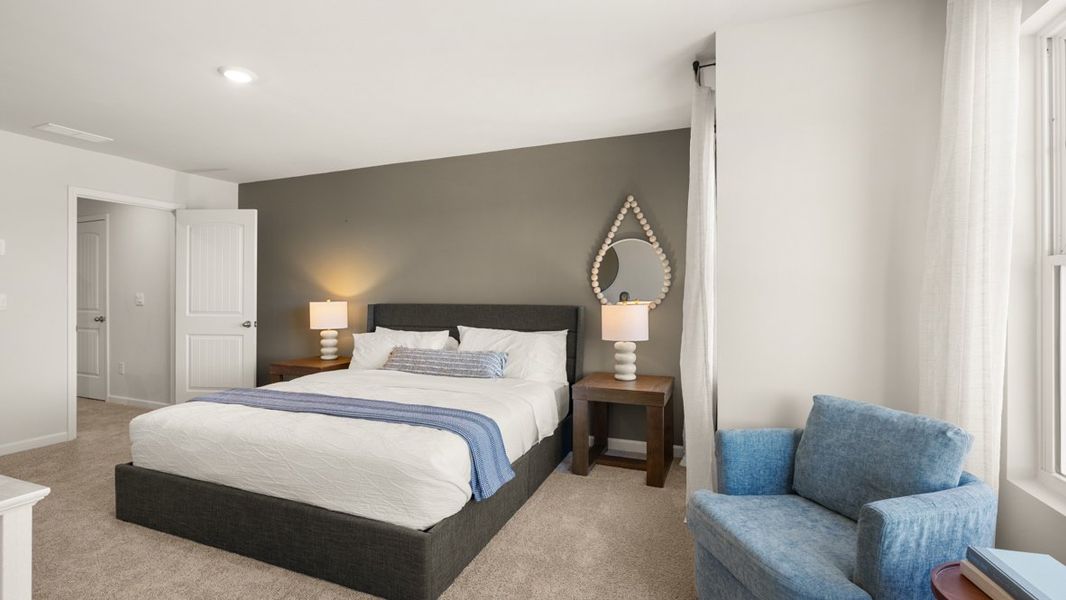 Representative furnished interior of a home built from the Sudbury 24' Townhome by D.R. Horton in Oconee Overlook Townhomes, Gainesville (Image 21).