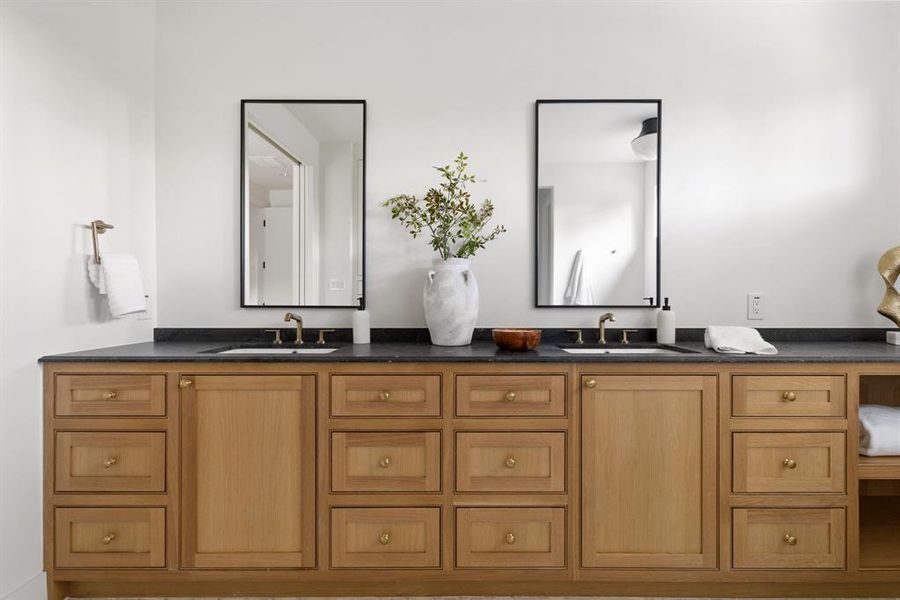 Close-up of interior finishes inside a home in , Dallas (Image 22).