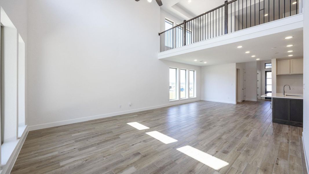 Spacious, unfurnished interior of a new home in Lariat 45', Liberty Hill (Image 7). Spacious, unfurnished interior of a new home in Lariat 45', Liberty Hill (Image 7).