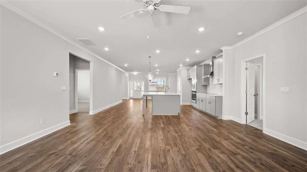 Spacious, unfurnished interior of a new home in Evergreen Crossing, Locust Grove (Image 16).