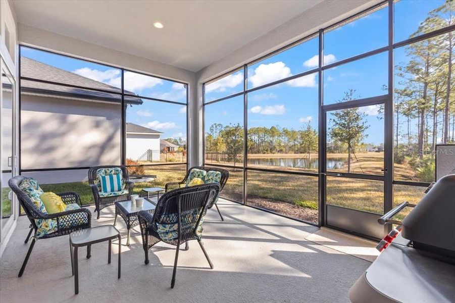 Exterior details and patio area of a home in Woodhaven, Port Orange (Image 29). Exterior details and patio area of a home in Woodhaven, Port Orange (Image 29).
