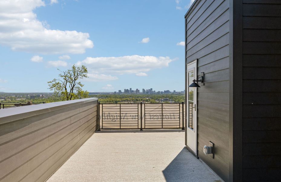 Exterior details and patio area of a home in Skyline, Nashville (Image 21).