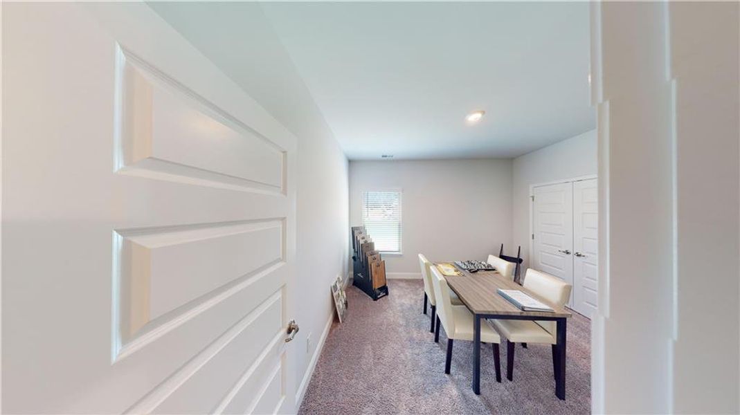 Furnished interior view inside a new home in Holliday Pass, Griffin (Image 21). Furnished interior view inside a new home in Holliday Pass, Griffin (Image 21).