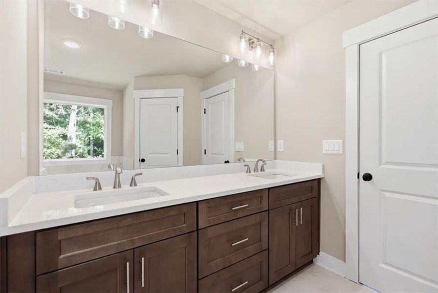 Furnished interior view inside a new home in , Statham (Image 17).