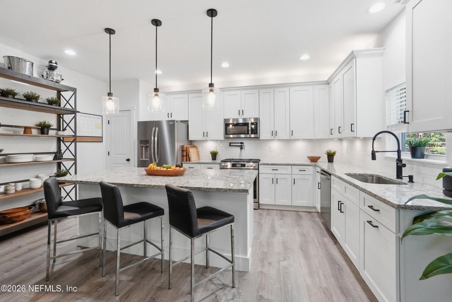 Furnished interior view inside a new home in , Jacksonville (Image 10).