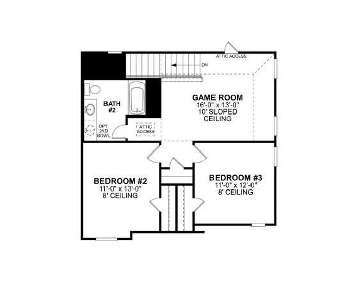 2D floor plan layout of this home in Magnolia Ridge, Magnolia, TX (Image 5). 2D floor plan layout of this home in Magnolia Ridge, Magnolia, TX (Image 5).