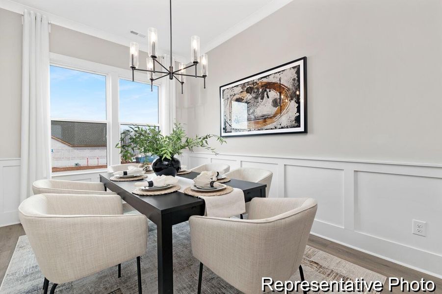 Furnished interior view inside a new home in , Ridgeville (Image 14).