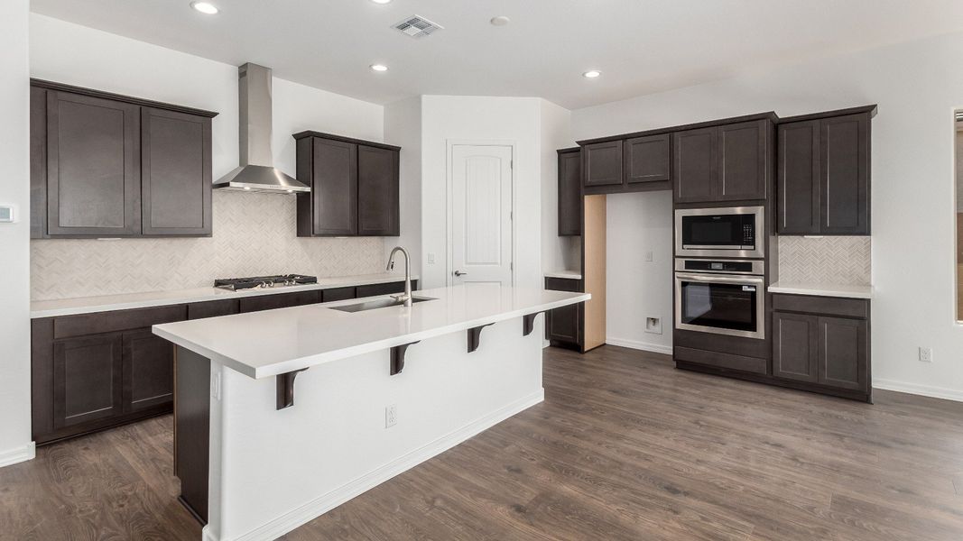 Furnished interior view inside a new home in Hacienda at Estrella, Goodyear (Image 9).