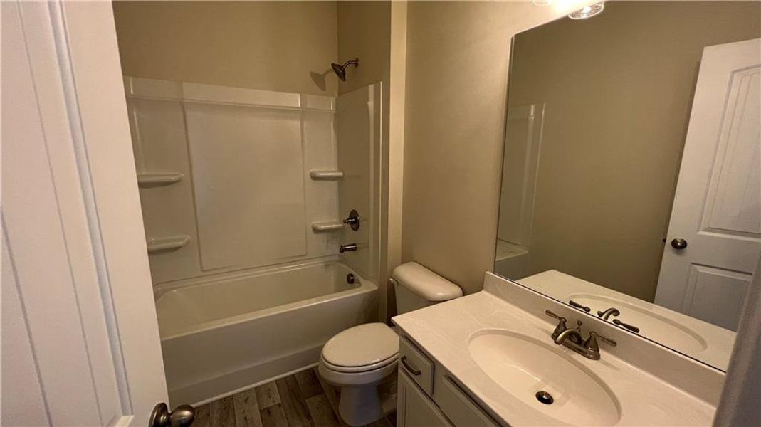 Furnished interior view inside a new home in Overlook at Hamilton Mill, Auburn (Image 6). Furnished interior view inside a new home in Overlook at Hamilton Mill, Auburn (Image 6).