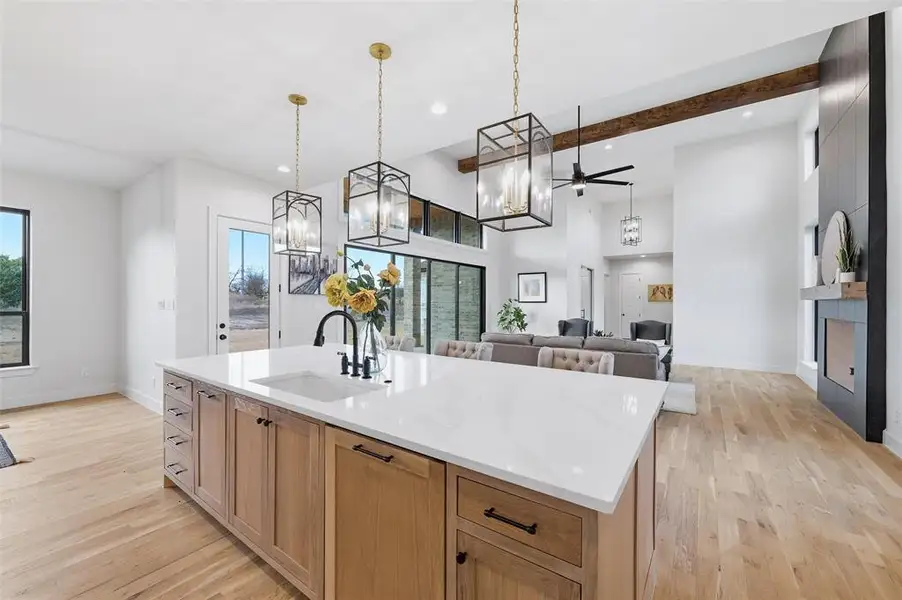 Furnished interior view inside a new home in , Aledo (Image 4).