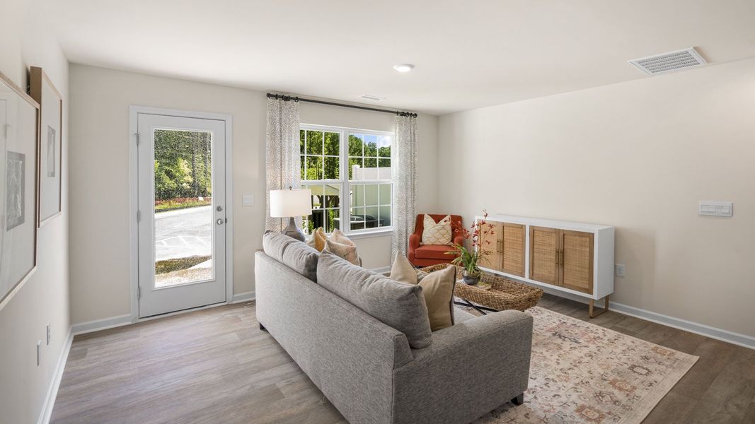 Furnished interior view inside a new home in Thornton Townes, Raleigh (Image 30).