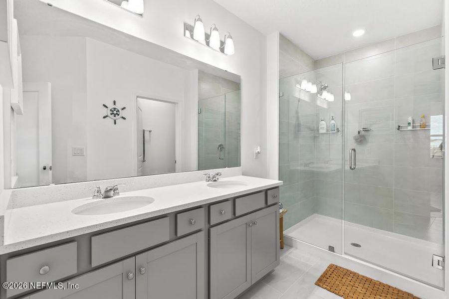 Furnished interior view inside a new home in , St. Augustine (Image 17).