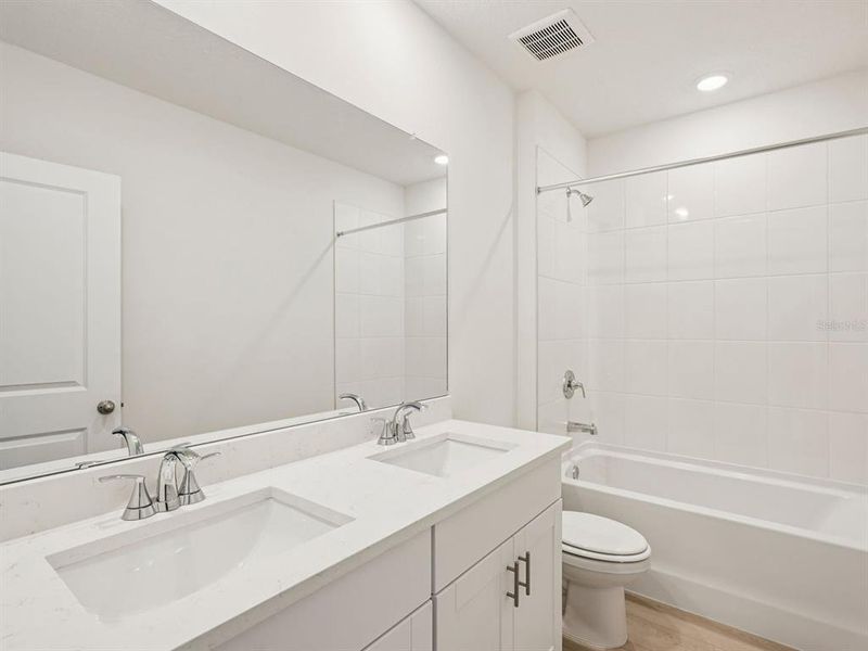 Furnished interior view inside a new home in Two Rivers - Classic Series, Zephyrhills (Image 3).