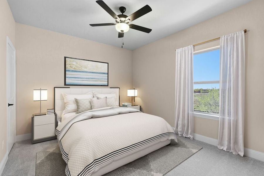Furnished interior view inside a new home in The Ridge at Northlake, Northlake (Image 10).