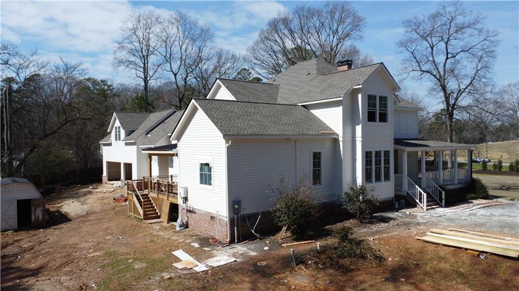 In-progress construction of a new home in , Marietta, GA (Image 15).