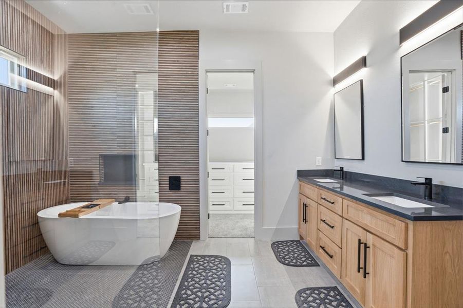 Furnished interior view inside a new home in , Heath (Image 18). Furnished interior view inside a new home in , Heath (Image 18).