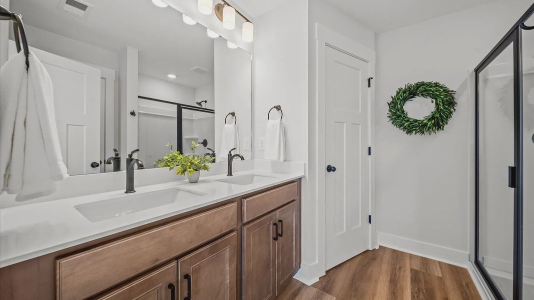 Furnished interior view inside a new home in Gresham Station, Simpsonville (Image 14). Furnished interior view inside a new home in Gresham Station, Simpsonville (Image 14).