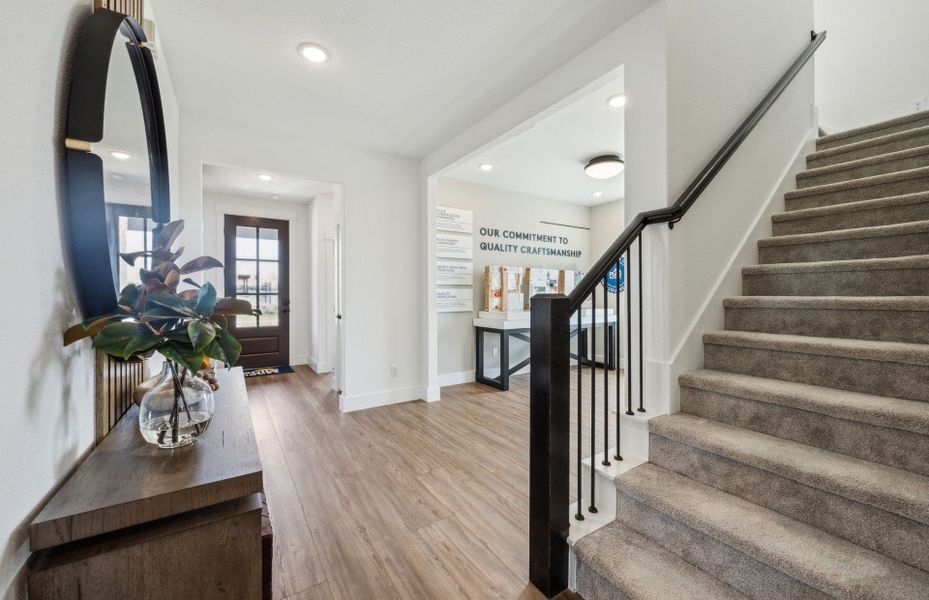 Welcoming entry into home