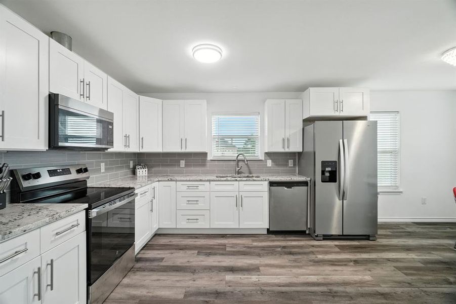Furnished interior view inside a new home in , Hawley (Image 24).