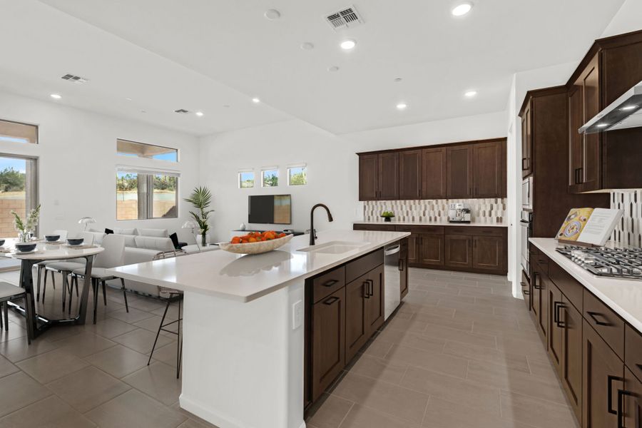 Furnished interior view inside a new home in Saguaro Reserve II, Marana (Image 6).