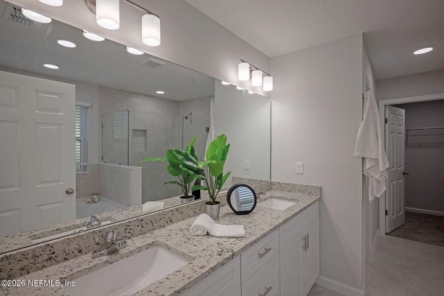 Furnished interior view inside a new home in , Jacksonville (Image 40).