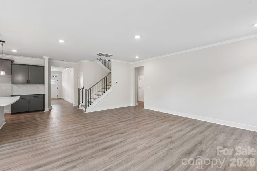 Spacious, unfurnished interior of a new home in Sanctuary at Southgate, Indian Trail (Image 34). Spacious, unfurnished interior of a new home in Sanctuary at Southgate, Indian Trail (Image 34).