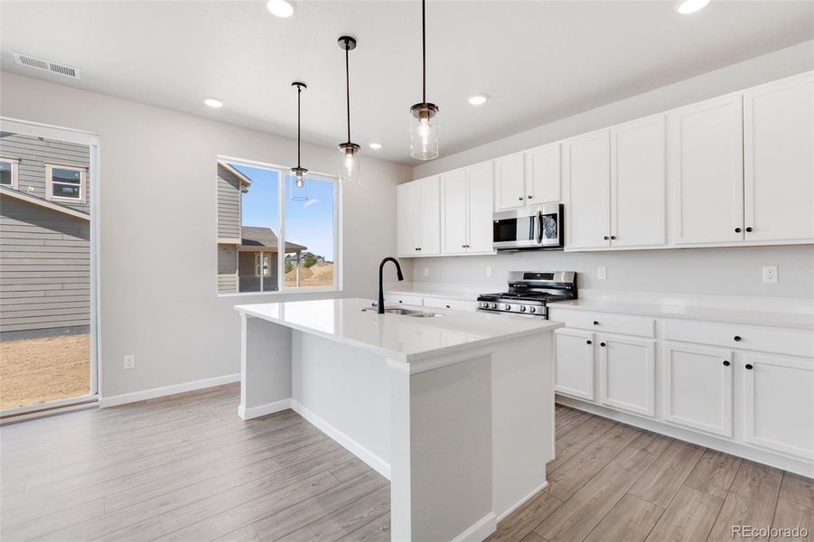 Furnished interior view inside a new home in Cherry Meadows, Brighton (Image 2). Furnished interior view inside a new home in Cherry Meadows, Brighton (Image 2).