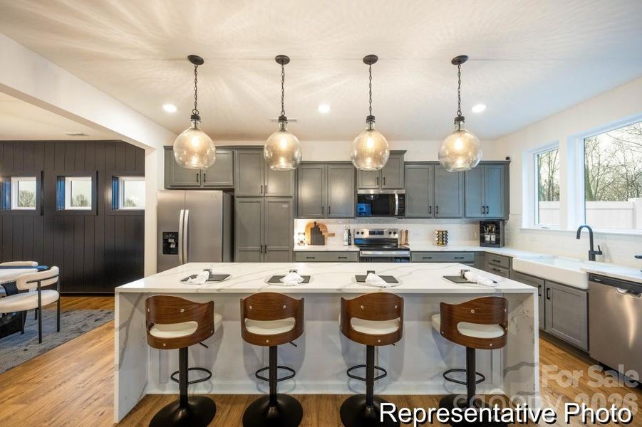 Furnished interior view inside a new home in Huntington Hills, Lincolnton (Image 7).