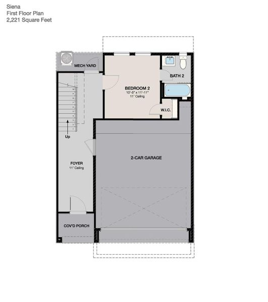 2D floor plan layout of this home in , Houston, TX (Image 3).