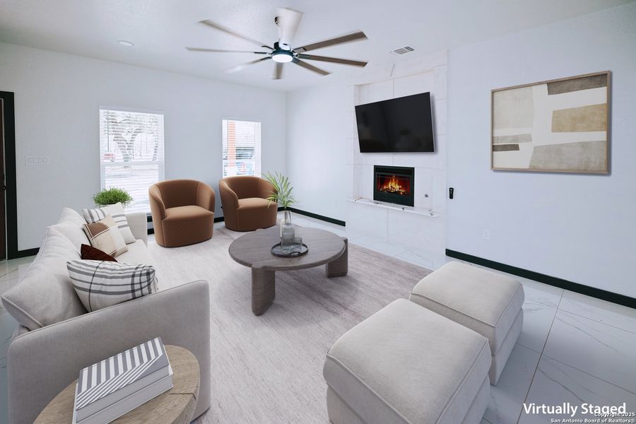 Furnished interior view inside a new home in , Natalia (Image 16). Furnished interior view inside a new home in , Natalia (Image 16).