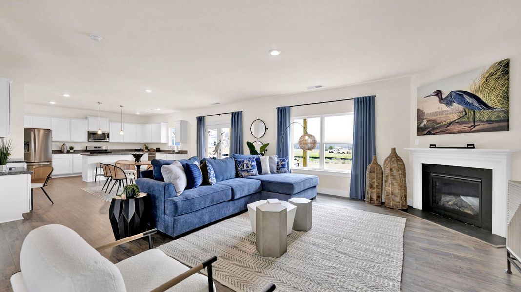 Furnished interior view inside a new home in Harbor Crest, Ooltewah (Image 10).