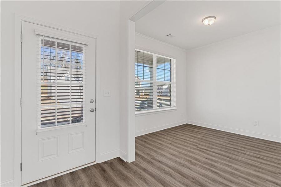 Spacious, unfurnished interior of a new home in Clark Farms, Flowery Branch (Image 30).