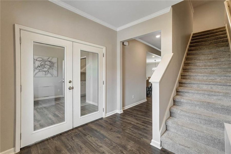Spacious, unfurnished interior of a new home in Thompson Ridge, Dallas (Image 22). Spacious, unfurnished interior of a new home in Thompson Ridge, Dallas (Image 22).