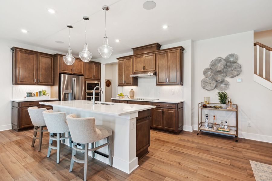 Representative furnished interior of a home built from the Boyd by Tri Pointe Homes in Seven Oaks, Belmont (Image 27).