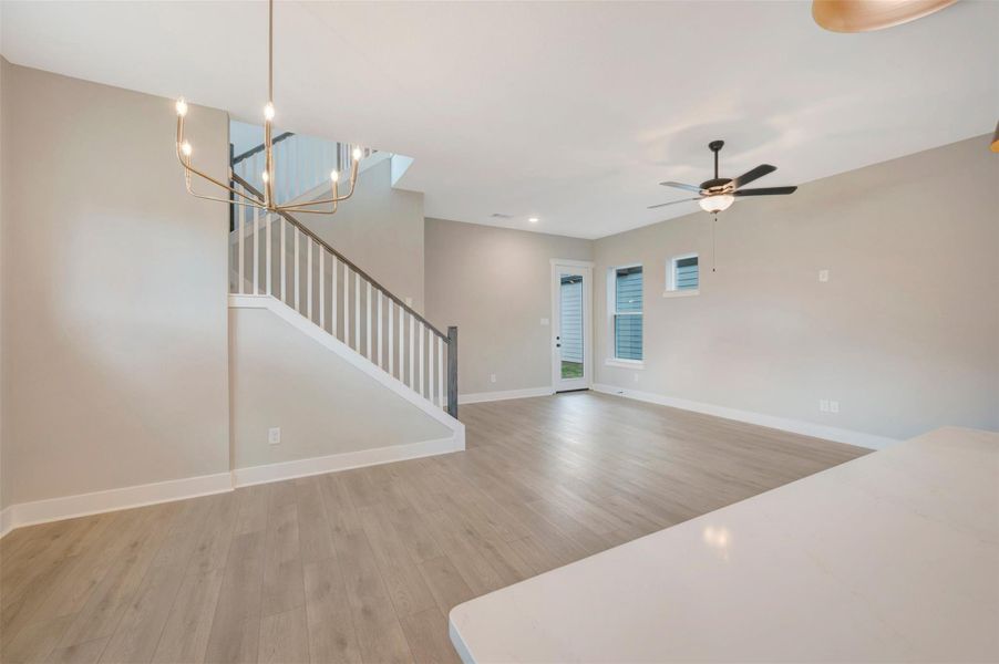 Spacious, unfurnished interior of a new home in Two Step Farm - Cottages Row Collection, Montgomery (Image 26). Spacious, unfurnished interior of a new home in Two Step Farm - Cottages Row Collection, Montgomery (Image 26).