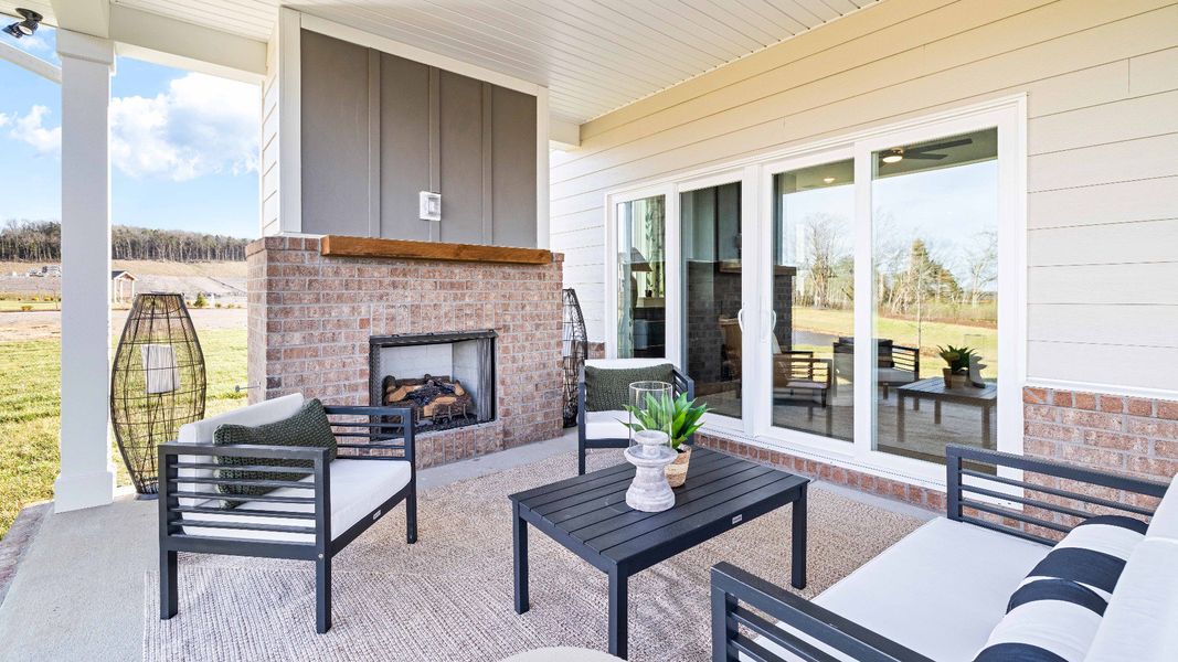 Representative furnished interior of a home built from the Wynwood by DRB Homes in McClure Farms, Columbia (Image 36).