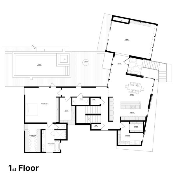 View of room layout