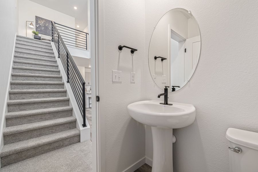 Furnished interior view inside a new home in Painted Prairie, Aurora (Image 18).