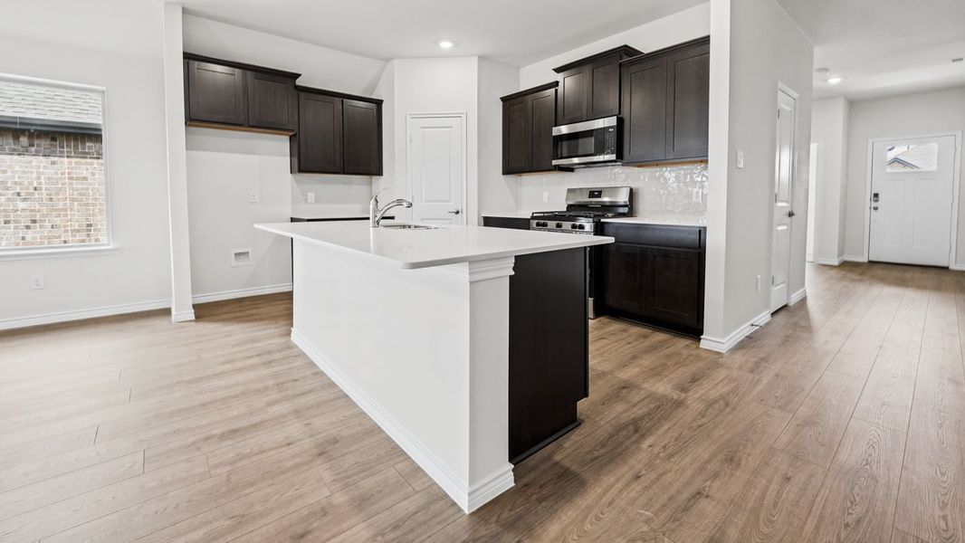 Furnished interior view inside a new home in Silverado, Aubrey (Image 3).