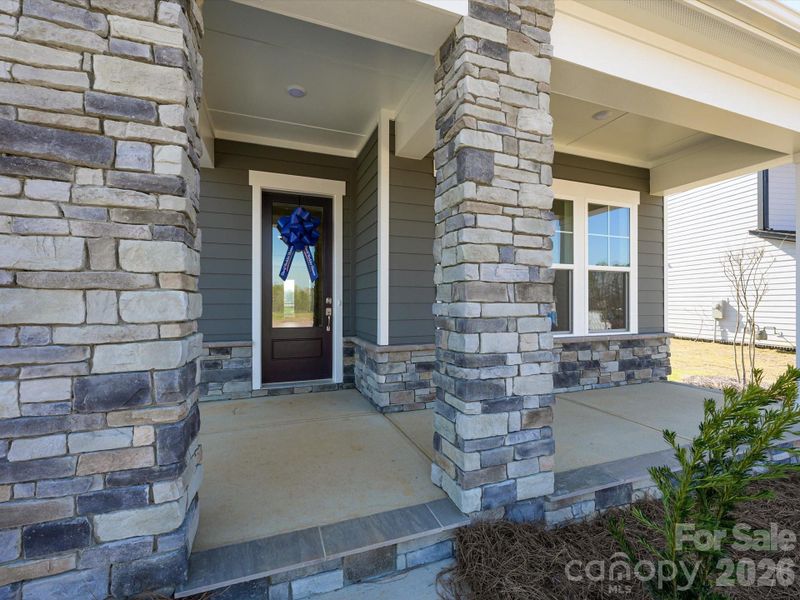 Spacious Front Porch