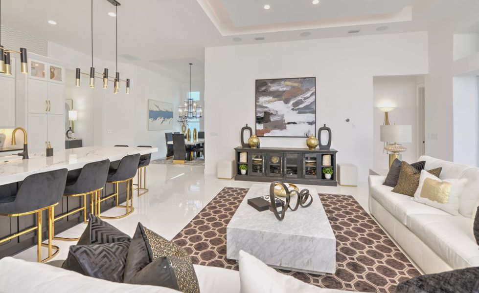 Furnished interior view inside a new home in Woodhaven, Port Orange (Image 14).