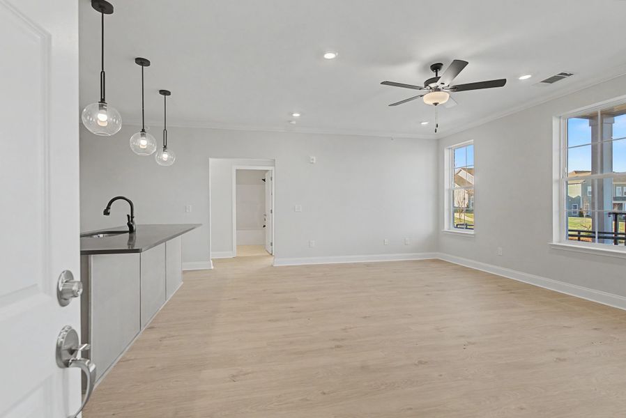 Carothers Farms Town Center Homes (Condos) Living Area