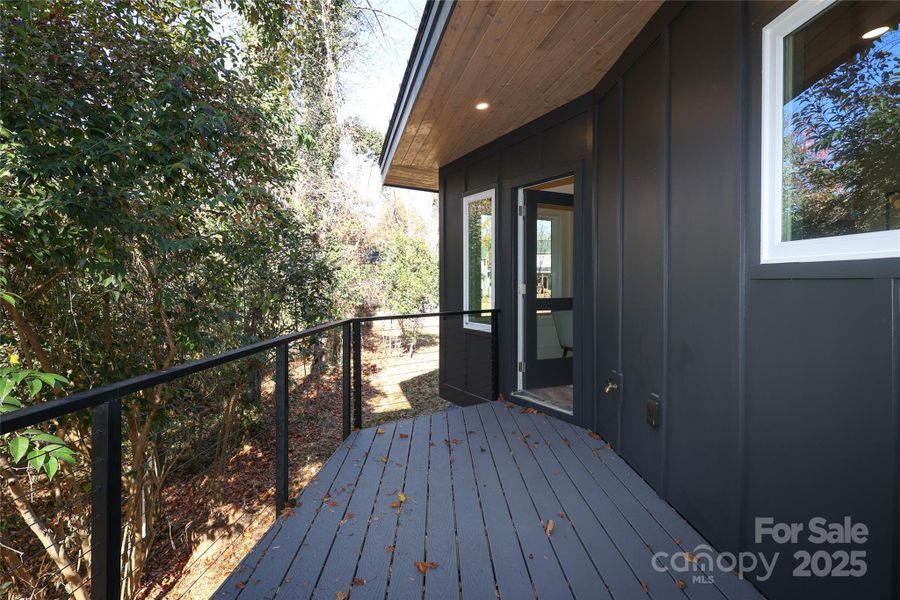 Exterior details and patio area of a home in , Charlotte (Image 26).